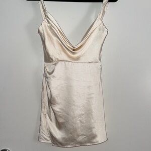 REVOLVE Cream Mini Dress